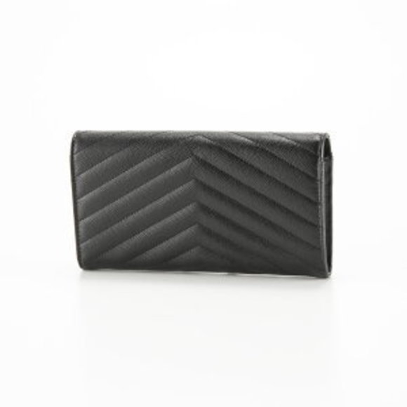 Saint Laurent Monogram YSL Matelasse Long Wallet - Picture 1 of 5